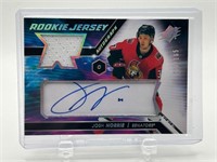 Josh Norris /165 Rookie Auto PAtch Hockey Card