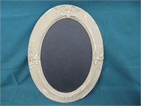 Oval Wooden Frame Chalkboard