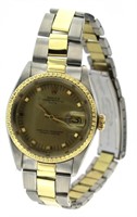 Men's Oyster Perpetual Date 18kt/SS Rolex Watch