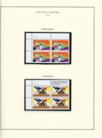 1995 US stamp collector sheet featuring Florida an