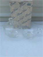 Princes, house, Crystal sugar and creamer