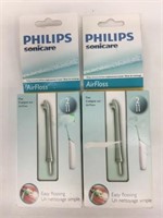 2 Philips Sonicare Airfloss Replacement Nozzles