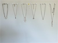 Set of 6 Silver-Tone Necklace Collection