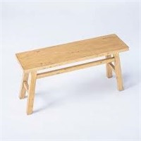 Wooden Bench Natural - Threshold™