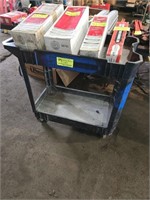RUBBER ROLLING CART NO CONTENTS