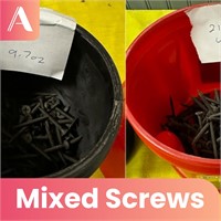 2 Bulk Container of Wood Screws