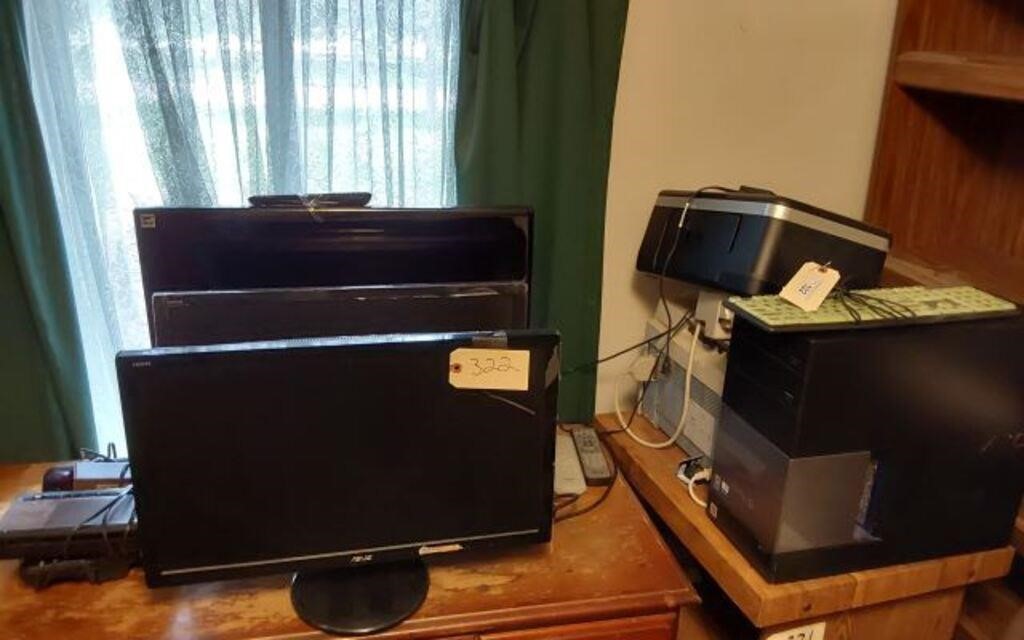 ELECTRONIC LOT- PRINTERS, COMPUTER- RADIOS AND
