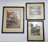 Frames w/Prints (3x) Stanhope A. Forbes, A.R.A. lt