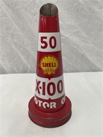 Original Shell X-100 50 oil bottle tin top
