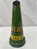 Original Energol SAE 30 oil bottle tin top