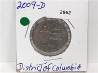 2009-D Dist of Columbia Quarter