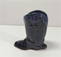 Vintage 1955-1968 Anna Van Briggle Boot Vase