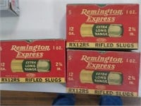 3 boxes, Antique Remington 12 ga. Shells Each x 3