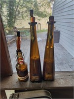 Set 3 Glass Bottles