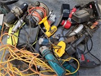 LARGE LOT OF POWER TOOLS