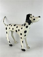 Garden Metal Dalmatian Dog with Wagging Tail