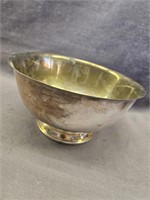 SILVER PLATED BOWL 4"X8" INTERNATIONAL SILVER CO