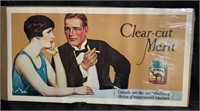 Vintage 1920s "Camel" Cigarette Advertising Poster