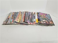 Large Lot Of 57 Various Comic Books