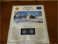 Statehood P&D Quarter & Stamp Collection Vermont