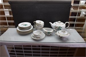 Noritake Bamboo China Tea Set, 6 piece setting