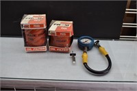 PH25 and PH8A Oil Filter, Tire Pressure Gauge,etc