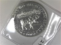 1985 Silver Canada Natl Parks Dollar
