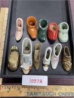 Small mixed shoe lot vintage collectible