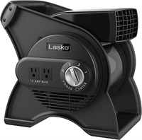 Lasko U12104 Pro Utility Fan Black