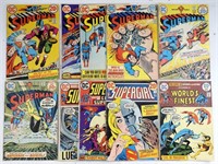 (10) 1970s DC COMICS FEATURING SUPERMAN