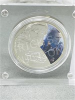 2017 1oz 999 fine silver $2 Star Wars coin