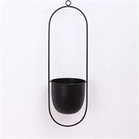 Hanging Planter Vase  Black  Indoor Outdoor Use