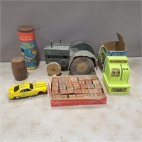 Tinker Toys, Old Wooden Blocks, Old Toys