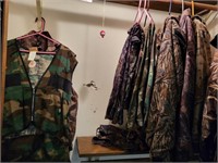Hunting jackets, vests & pants - assorted sizes