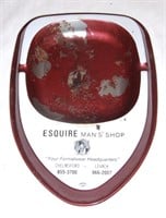 Vintage Esquire men's shop ashtray.