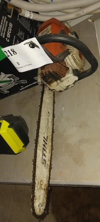 Chainsaw not tested