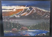 Wilderness Dawn Oil Painting - Malcolm Marshall