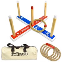 GO SPORT WOODEN RING TOSS GAME 1-4 PLAYER