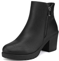 Dream Pairs Low Heel Chunky Ankle Boots