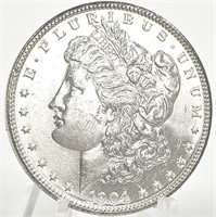 1904-P U.S. Morgan Silver Dollar UNC