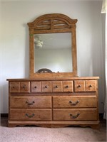 Dresser with Vanity mirror