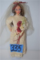 BARBIE IN HANDMADE WEDDING DRESS