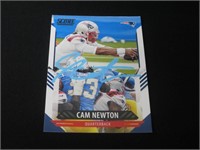 Cam Newton sigend football card COA