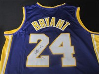 Kobe Bryant signed basketball jersey COA