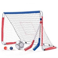 STEP2 LIGHTWEIGHT BACKYARD SOCCER GOAL AND