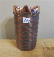 Copper Conyon MTO 145 7" Vase  Lisa Smith