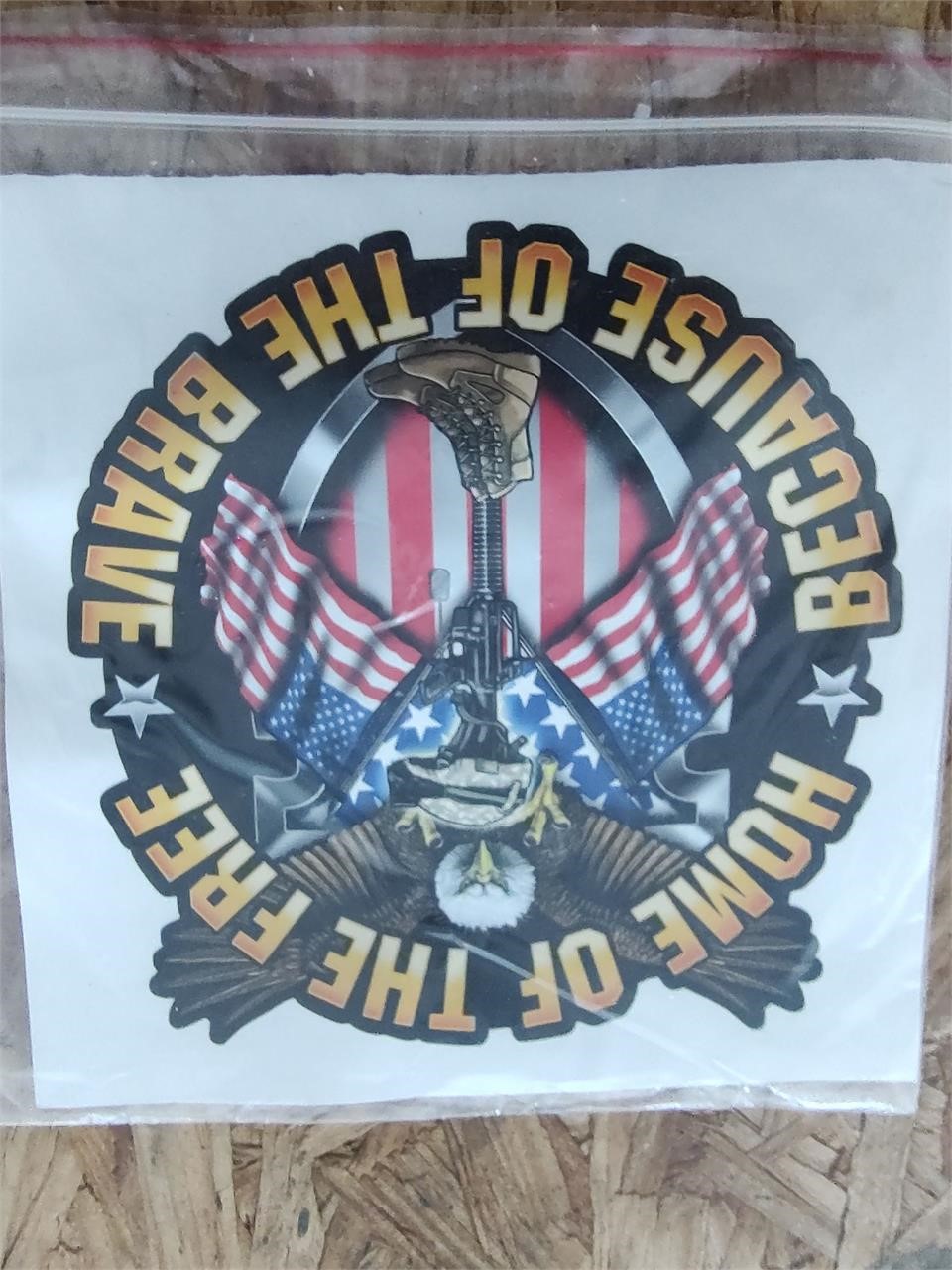 Large Patriotic Sticker