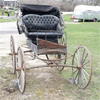 Late 1800s Henney Buggy Co. Covered Carriage