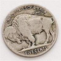 1919 -S United States 5-Cent Buffalo Coin