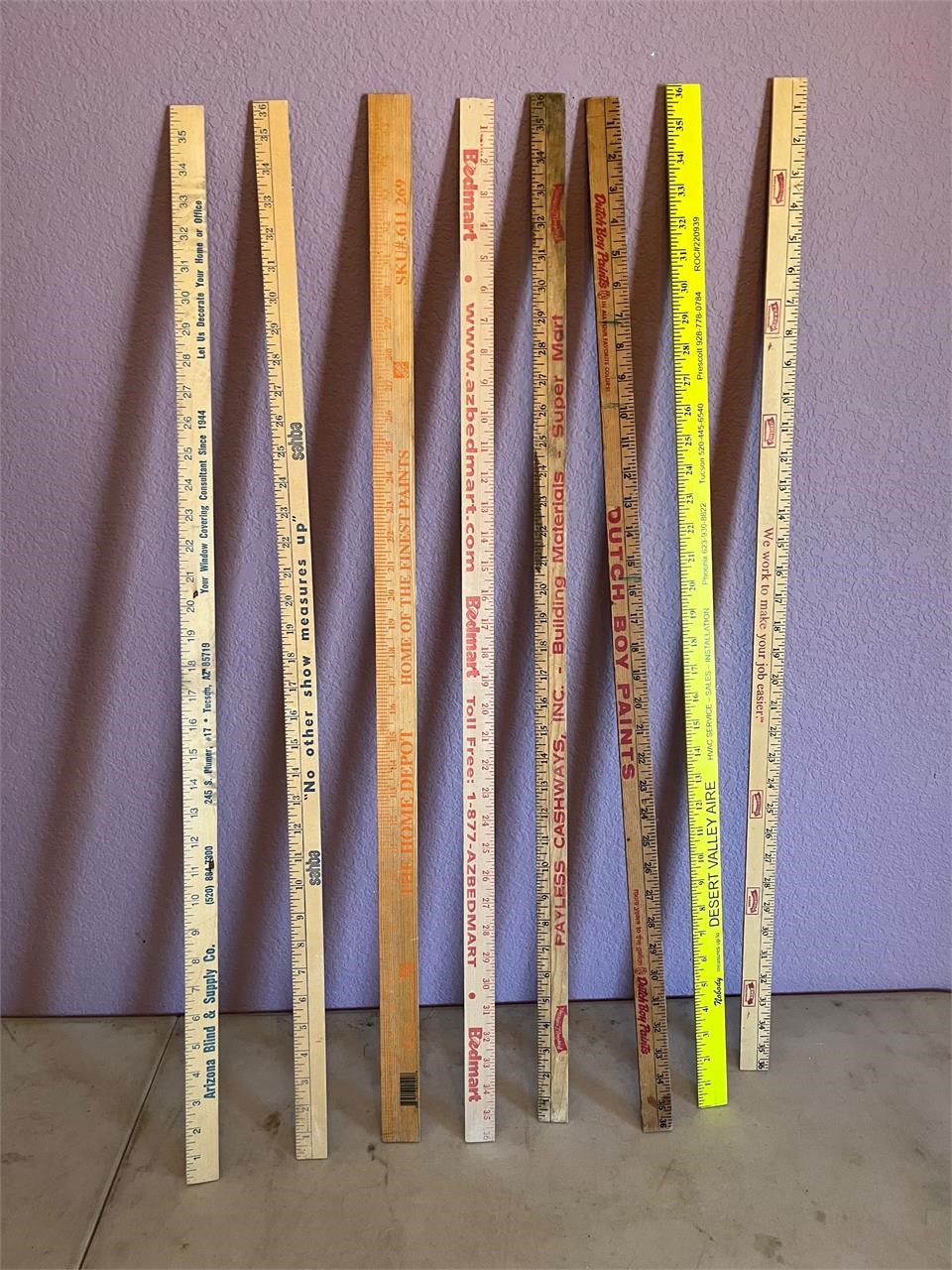 8 Yard Sticks, Dutch Boy Paints, Sahba ++